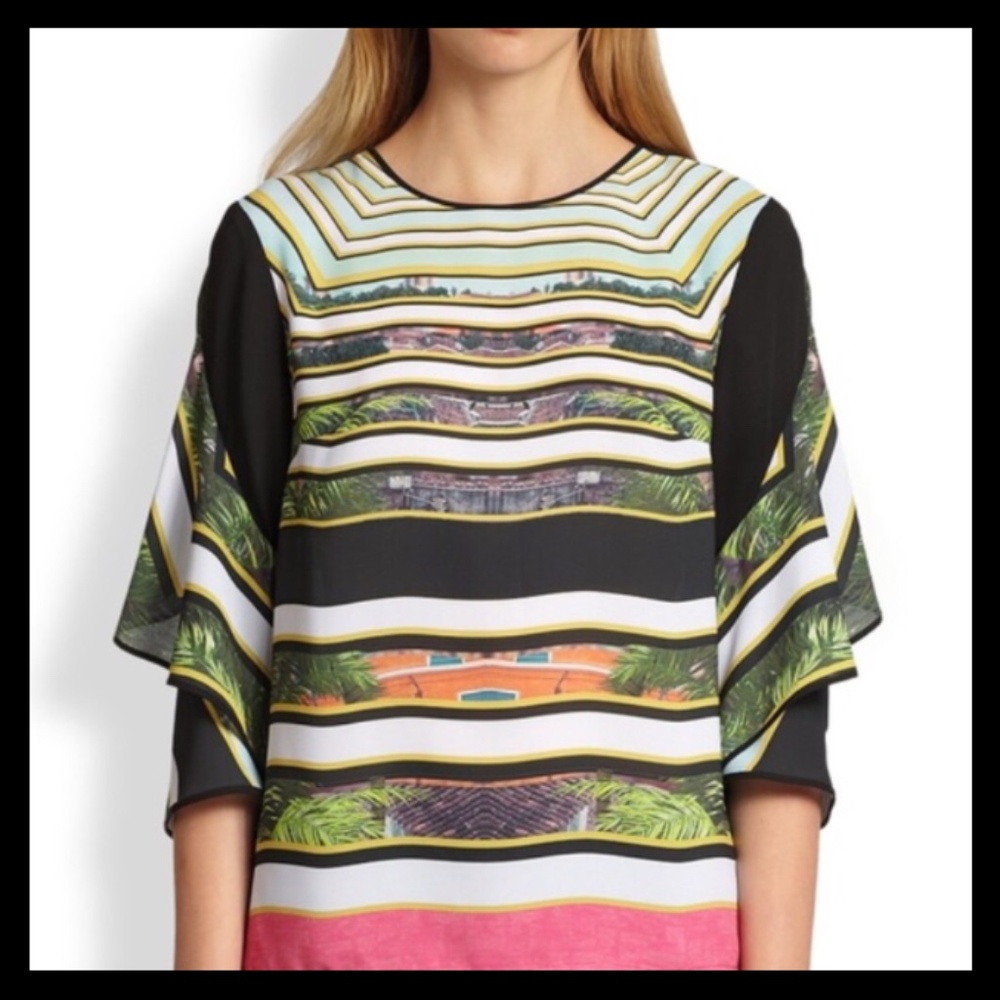 Canyon Clove Chiffon Top NWOT S/M